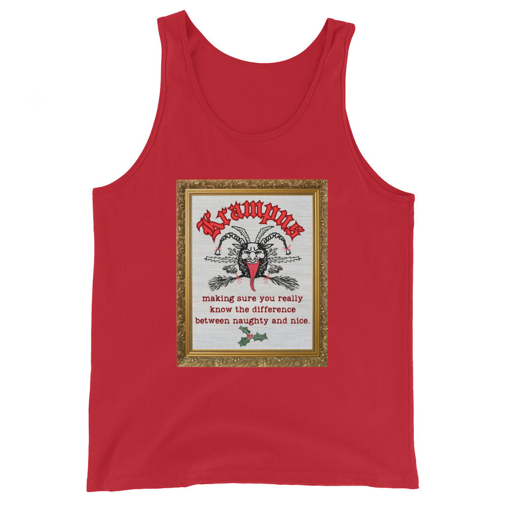 Krampus Making Sure You Really Know The Difference Between Naughty And Nice Tank Top