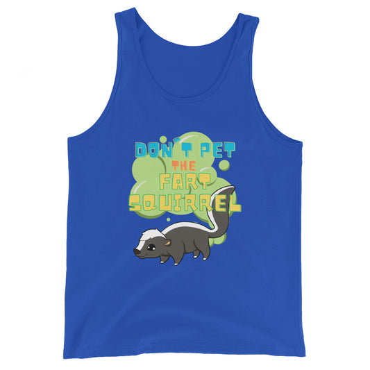 Don't Pet The Fart Squirrel Tank Top