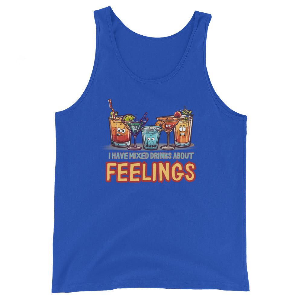 I Have Mixed Drinks About Feelings Tank Top