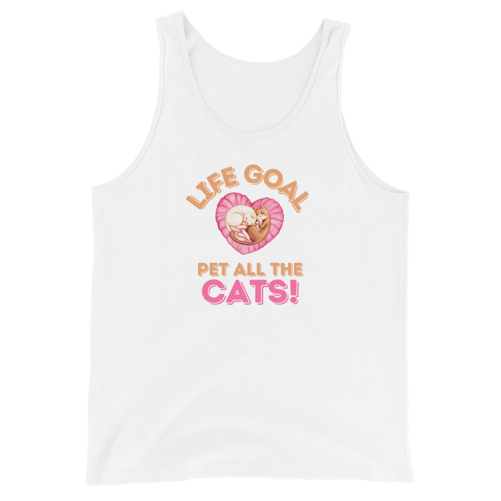 Life Goal Pet All The Cats Tank Top