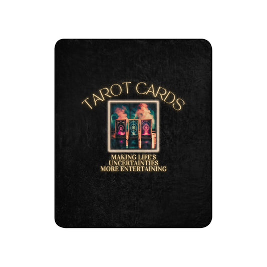 Tarot Cards Making Life’s Uncertainties More Entertaining Sherpa blanket