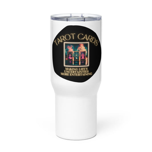 Tarot Cards Making Life’s Uncertainties More Entertaining Travel mug with a handle