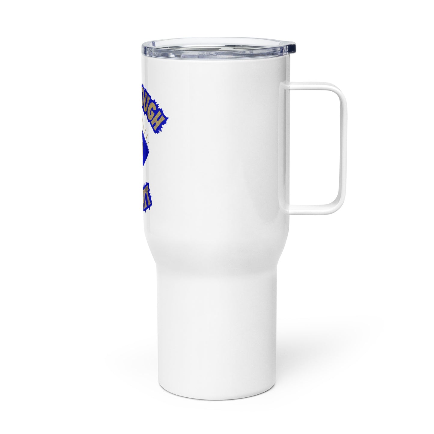 See Through The Bullshit Travel mug with a handle