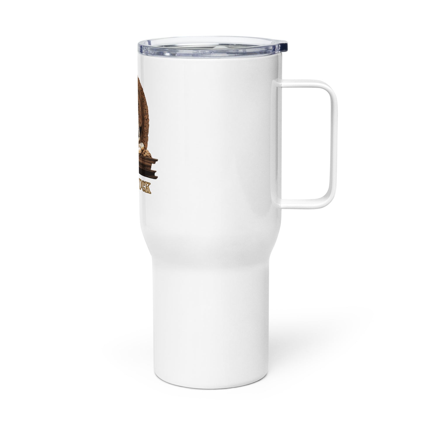 Zen As Fuck Travel mug with a handle
