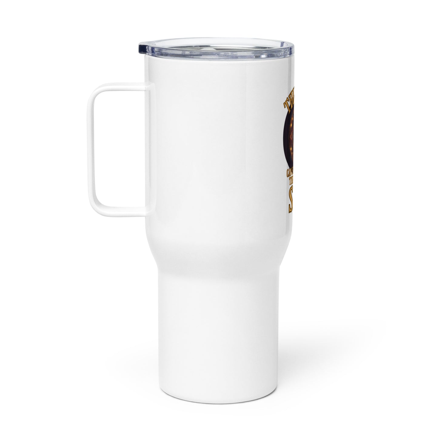 My Third Eye Can See Straight Through Your Shit Travel mug with a handle