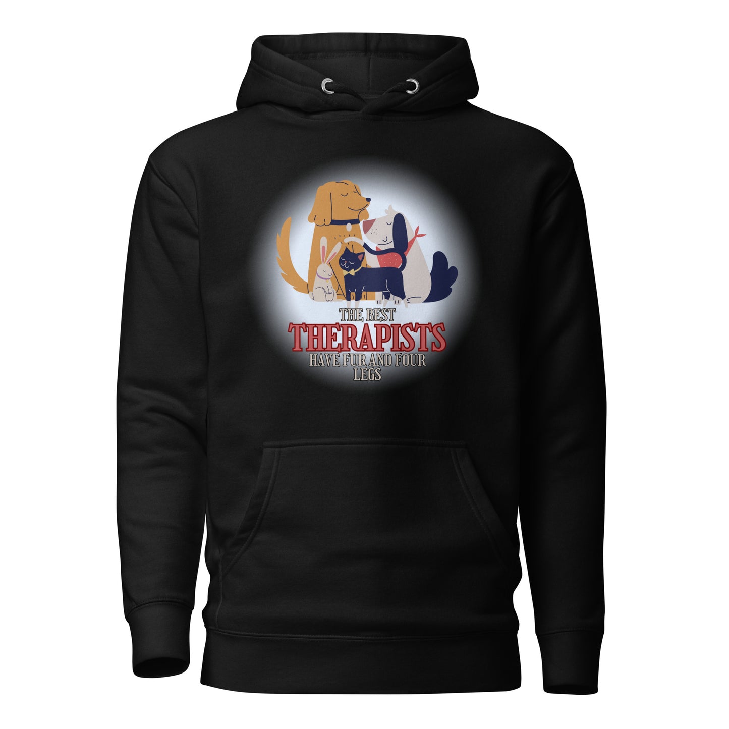 The Best Therapists Have Fur And Four Legs Unisex Hoodie