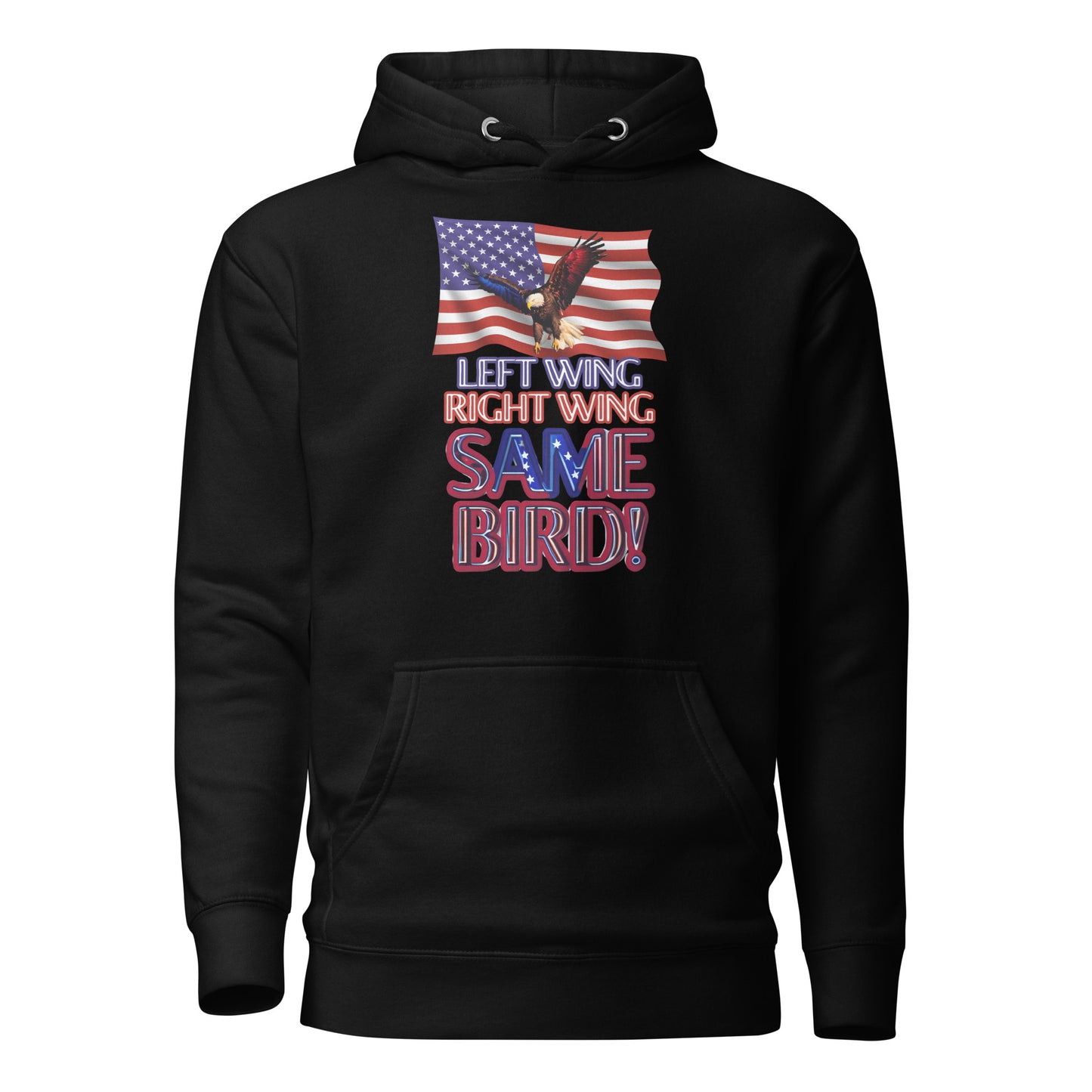 Left Wing Right Wing Same Bird Unisex Hoodie