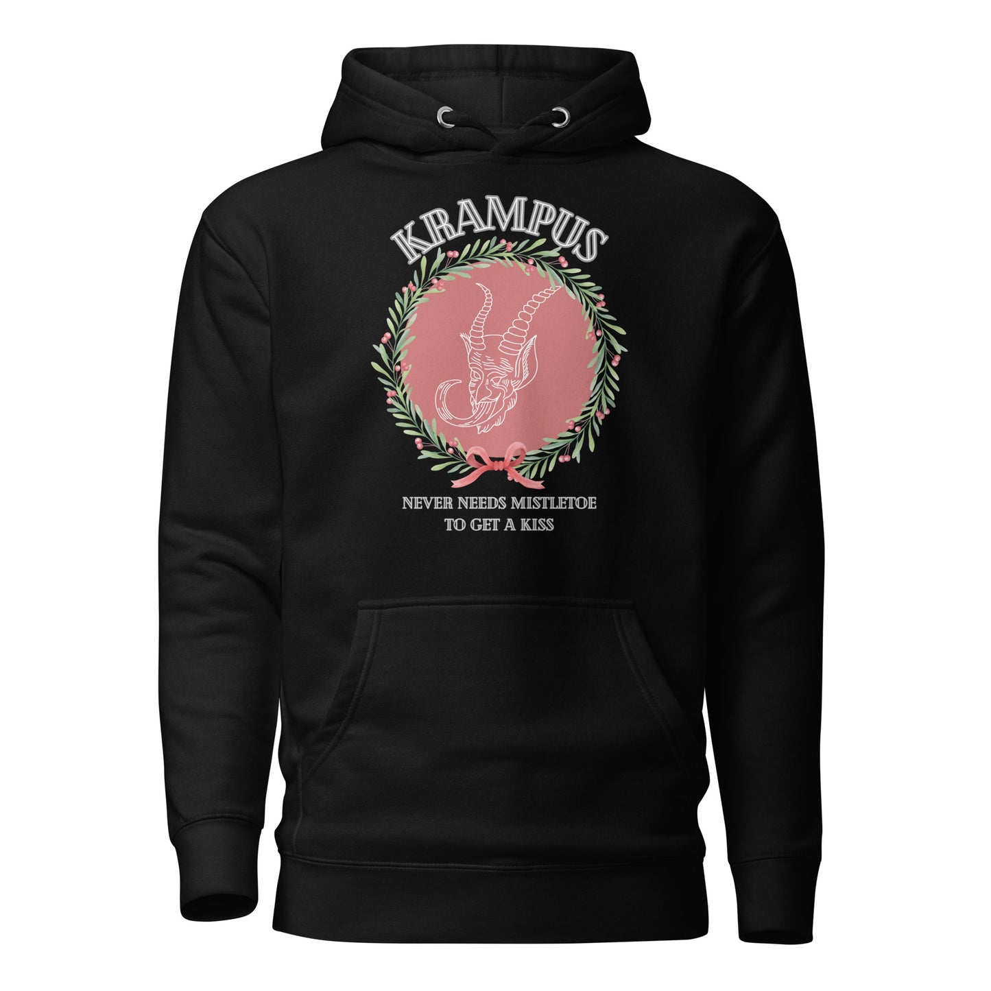 Krampus Never Needs Mistletoe To Get A Kiss Unisex Hoodie