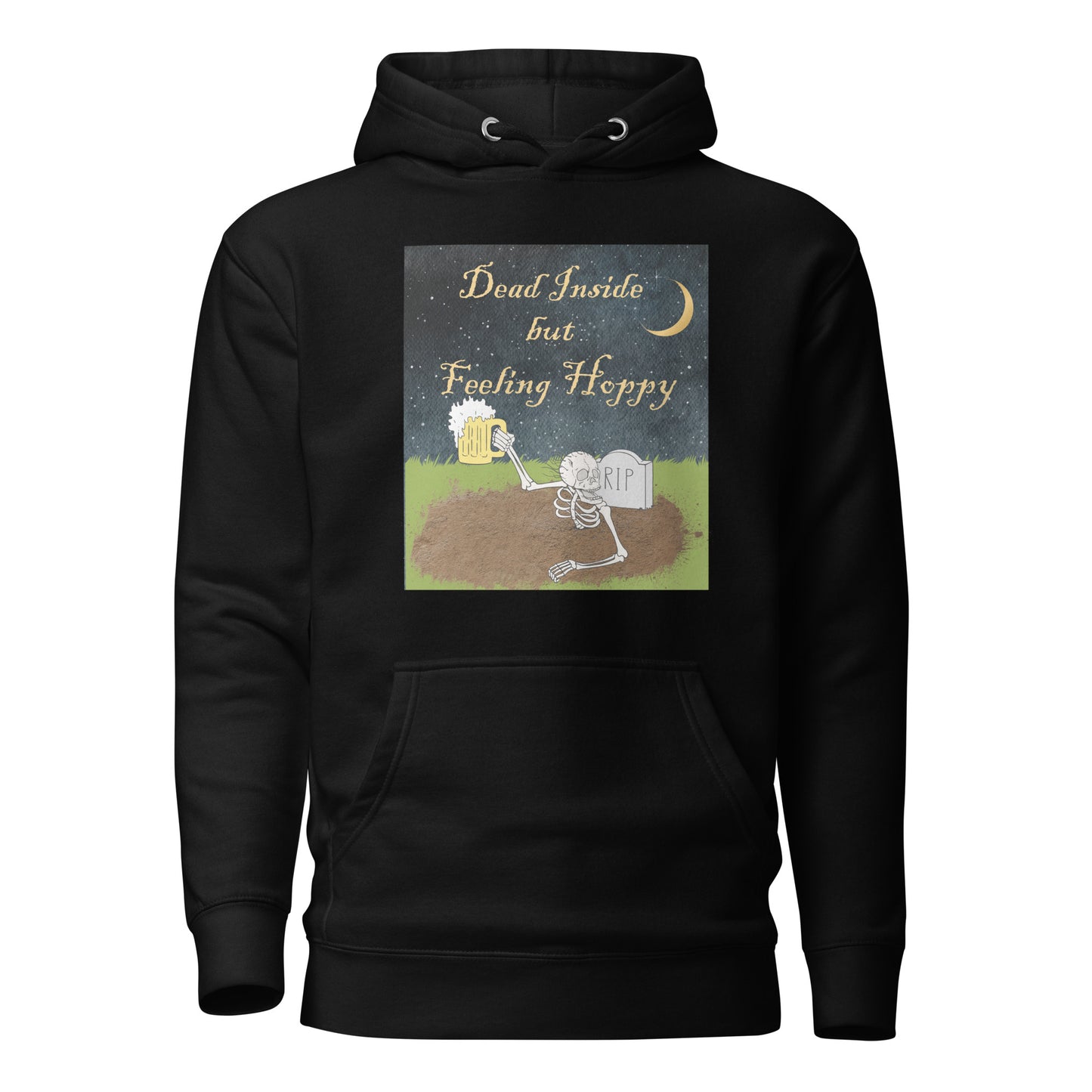 Dead Inside But Feeling Hoppy Unisex Hoodie