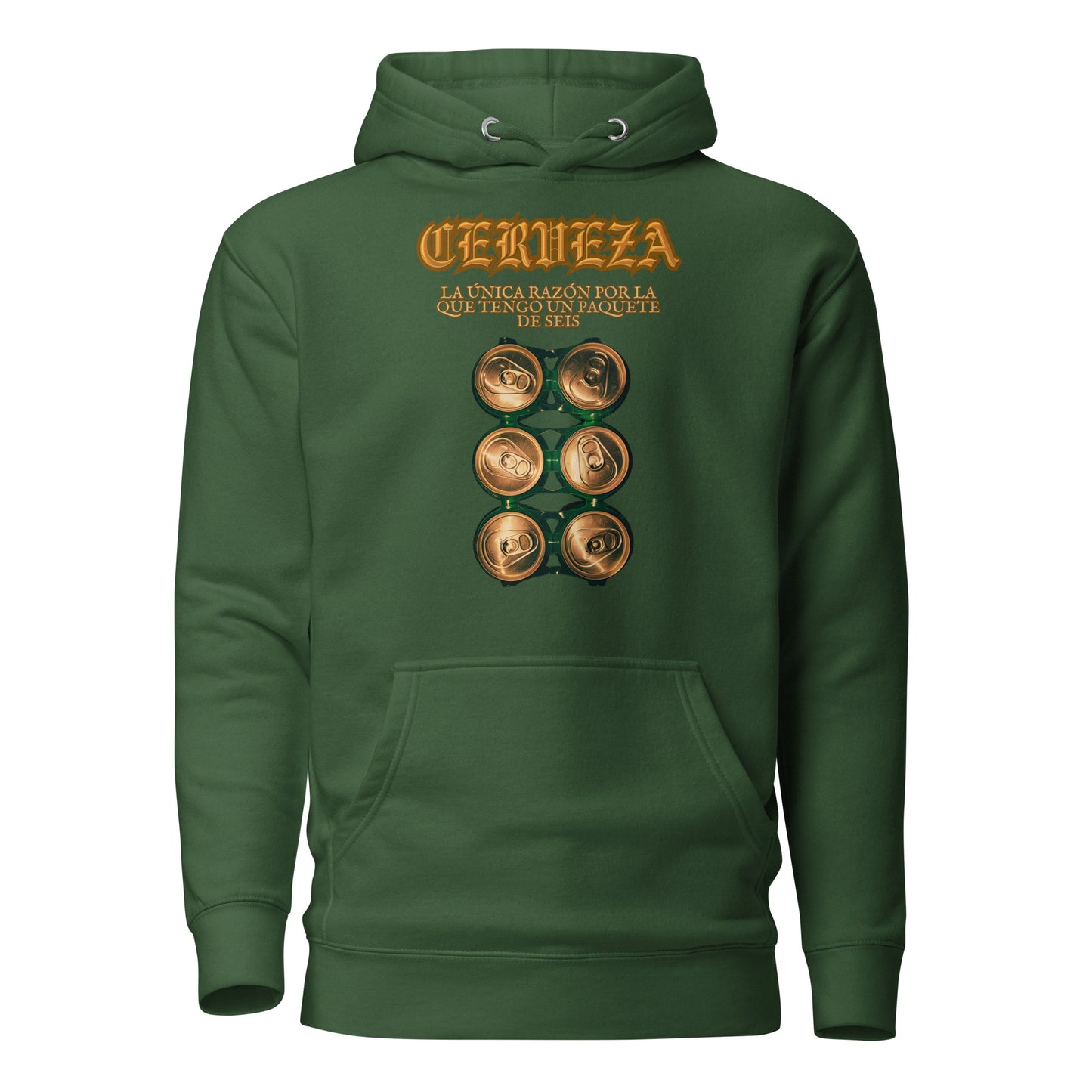 CERVEZA La Unica Razon Por La Que Tengo Un Paquette De Seis Unisex Hoodie