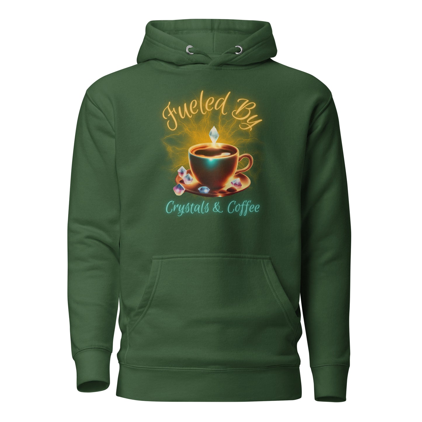 Fueled By Crystals And Coffee Unisex Hoodie