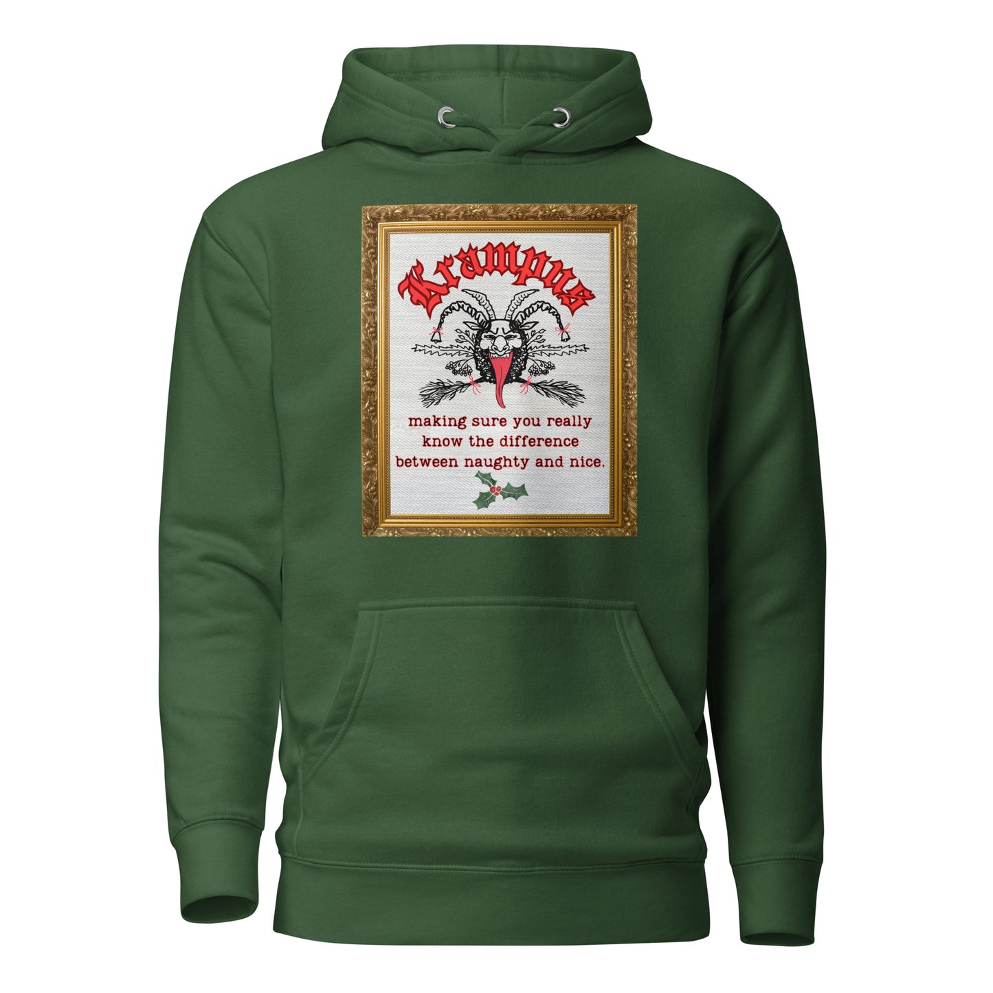 Krampus Making Sure You Really Know The Difference Between Naughty And Nice Unisex Hoodie