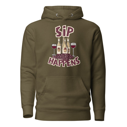 Sip Happens Unisex Hoodie