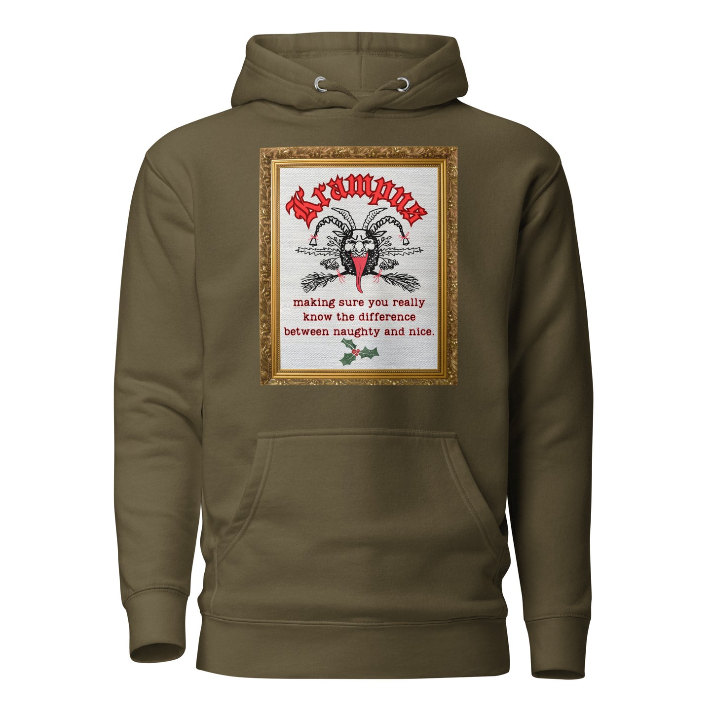 Krampus Making Sure You Really Know The Difference Between Naughty And Nice Unisex Hoodie