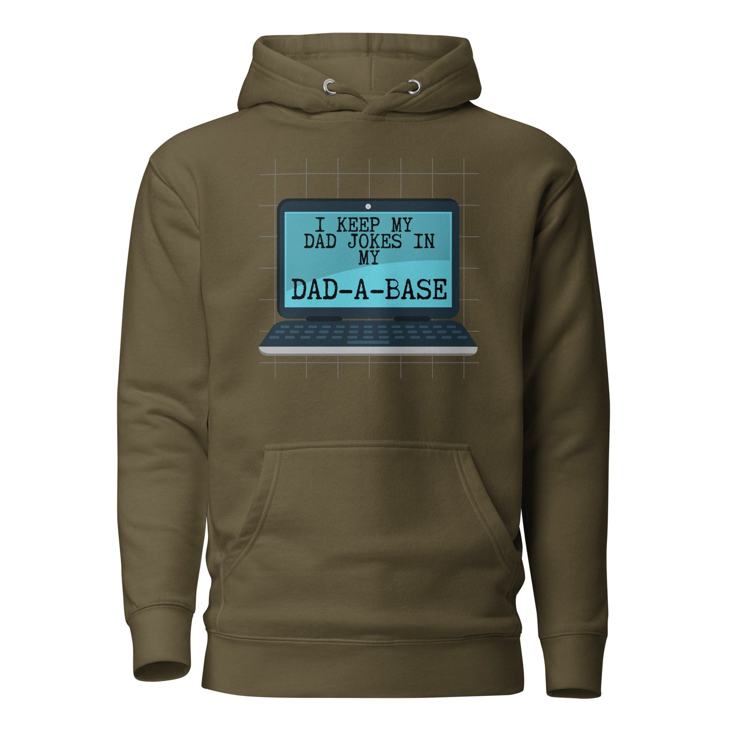 I Keep My Dad Jokes In My Dad-A-Base Unisex Hoodie