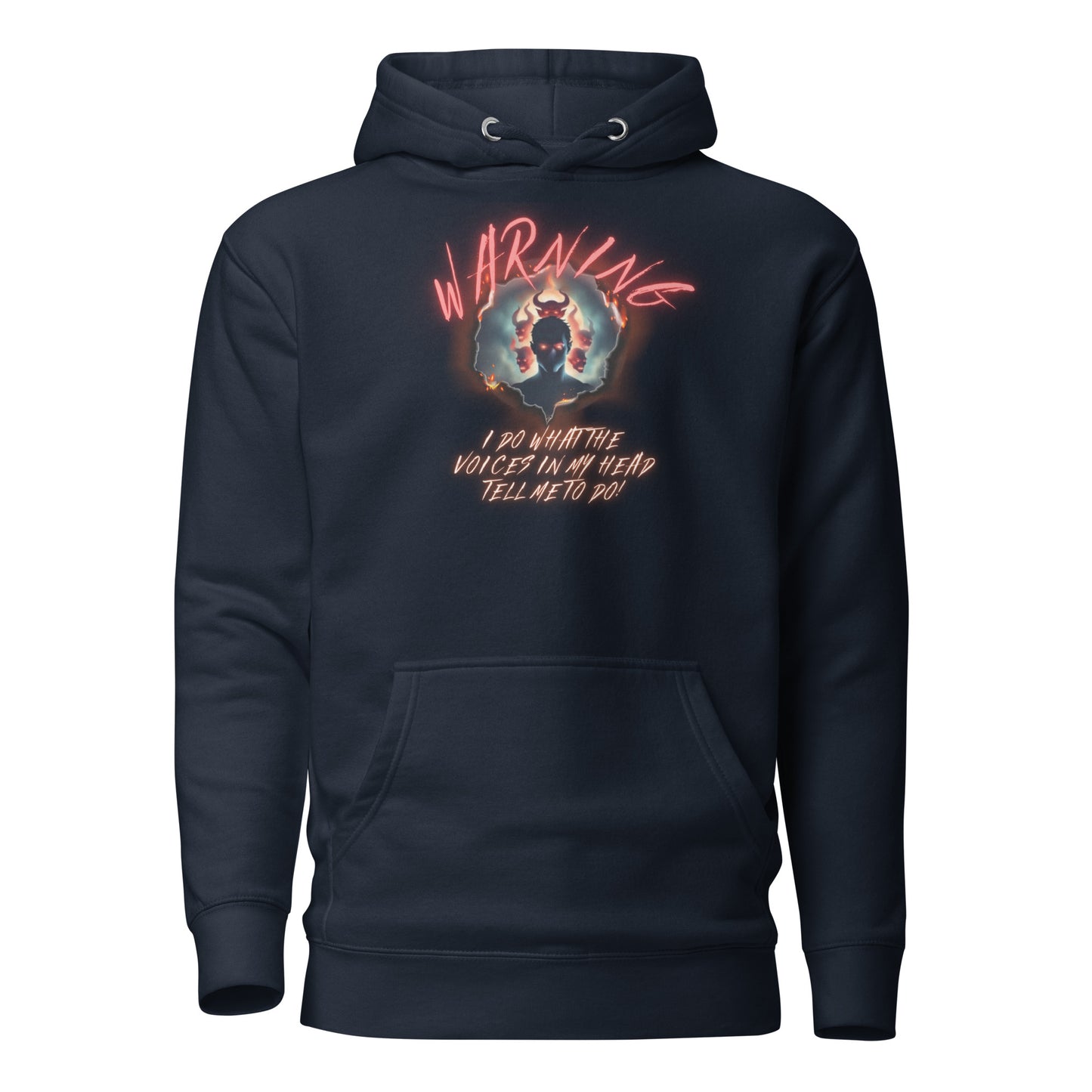Warning I Do What The Voices In My Head Tell Me To Do Unisex Hoodie