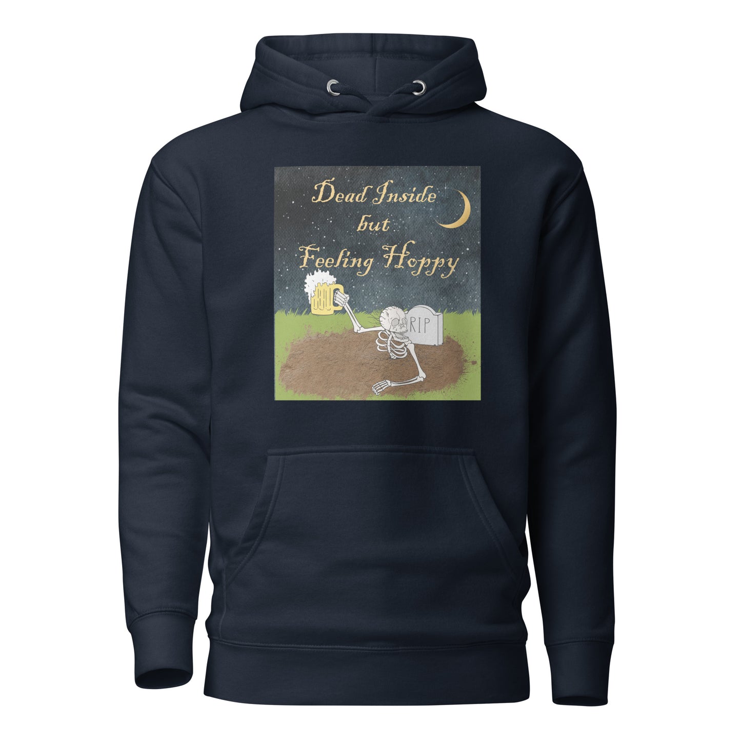 Dead Inside But Feeling Hoppy Unisex Hoodie