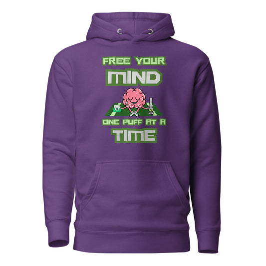 Free Your Mind One Puff At A Time Unisex Hoodie