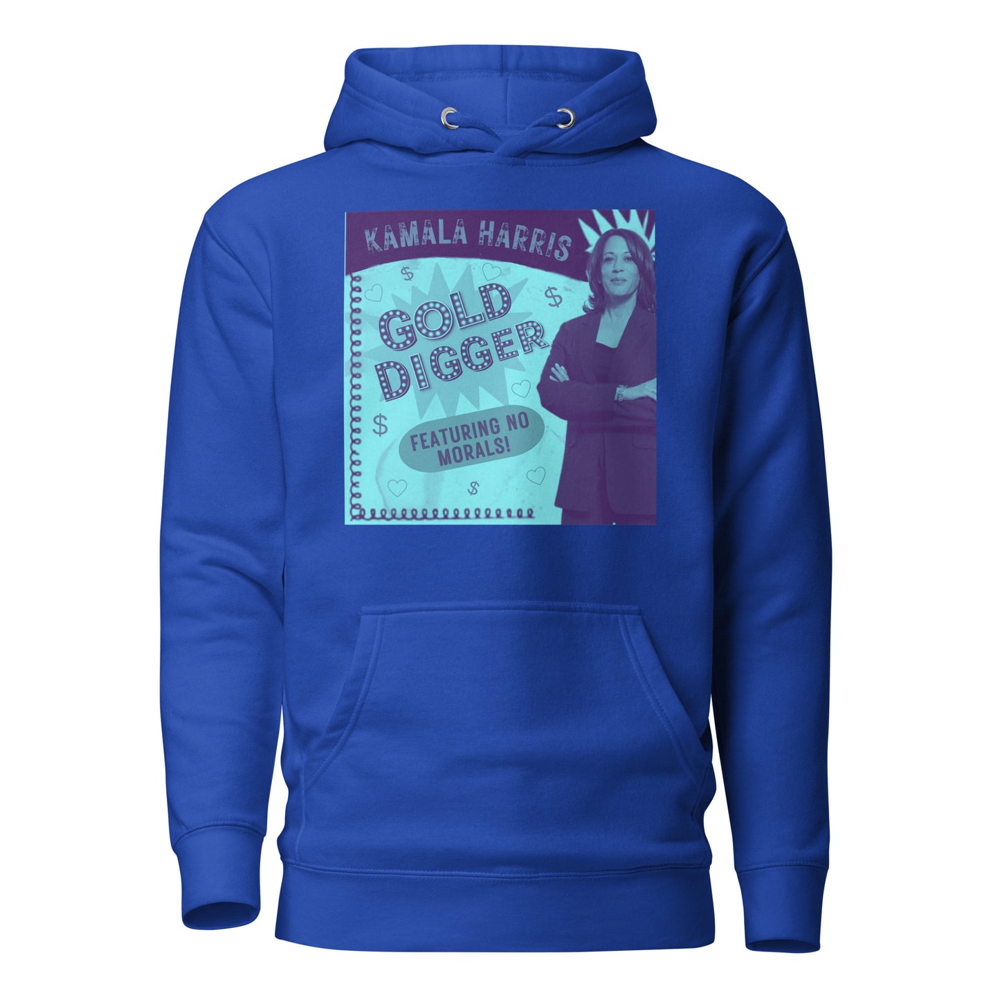 KAMALA HARRIS Gold Digger Now Featuring No Morals Unisex Hoodie