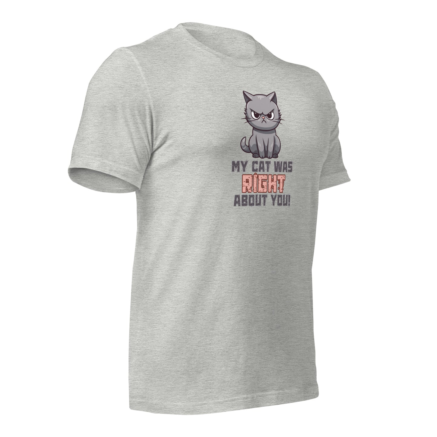 My Cat Was Right About You t-shirt