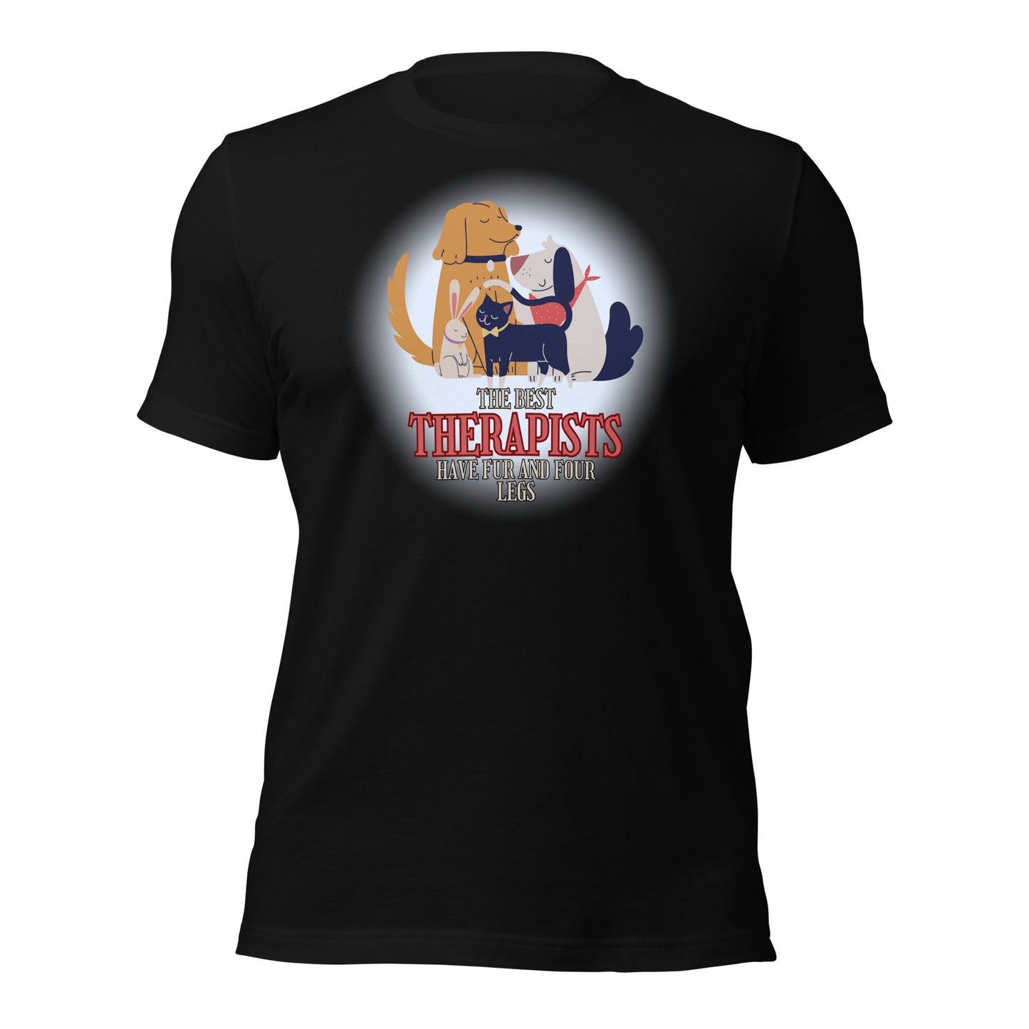 The Best Therapists Have Fur And Four Legs t-shirt