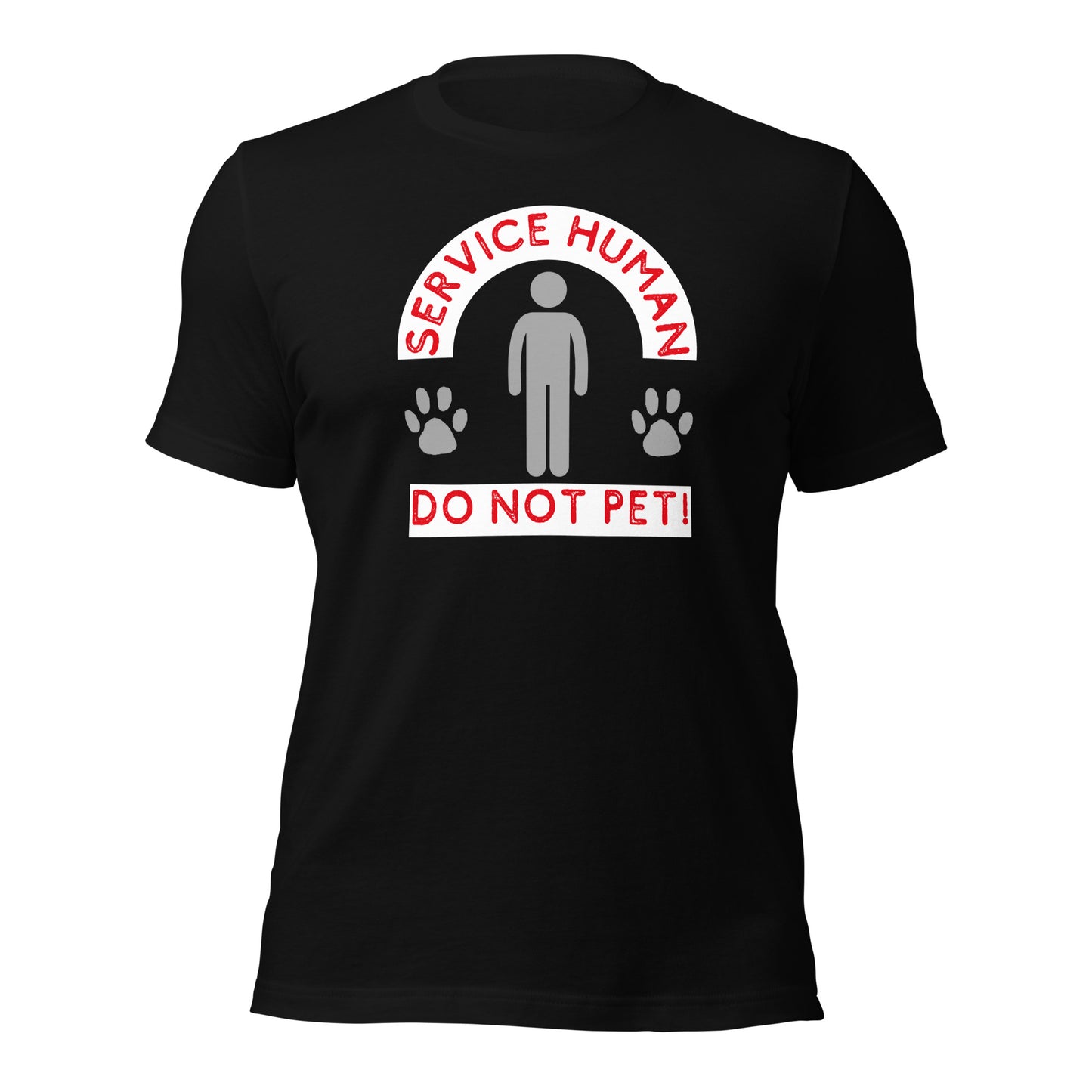 Service Human Do Not Pet t-shirt