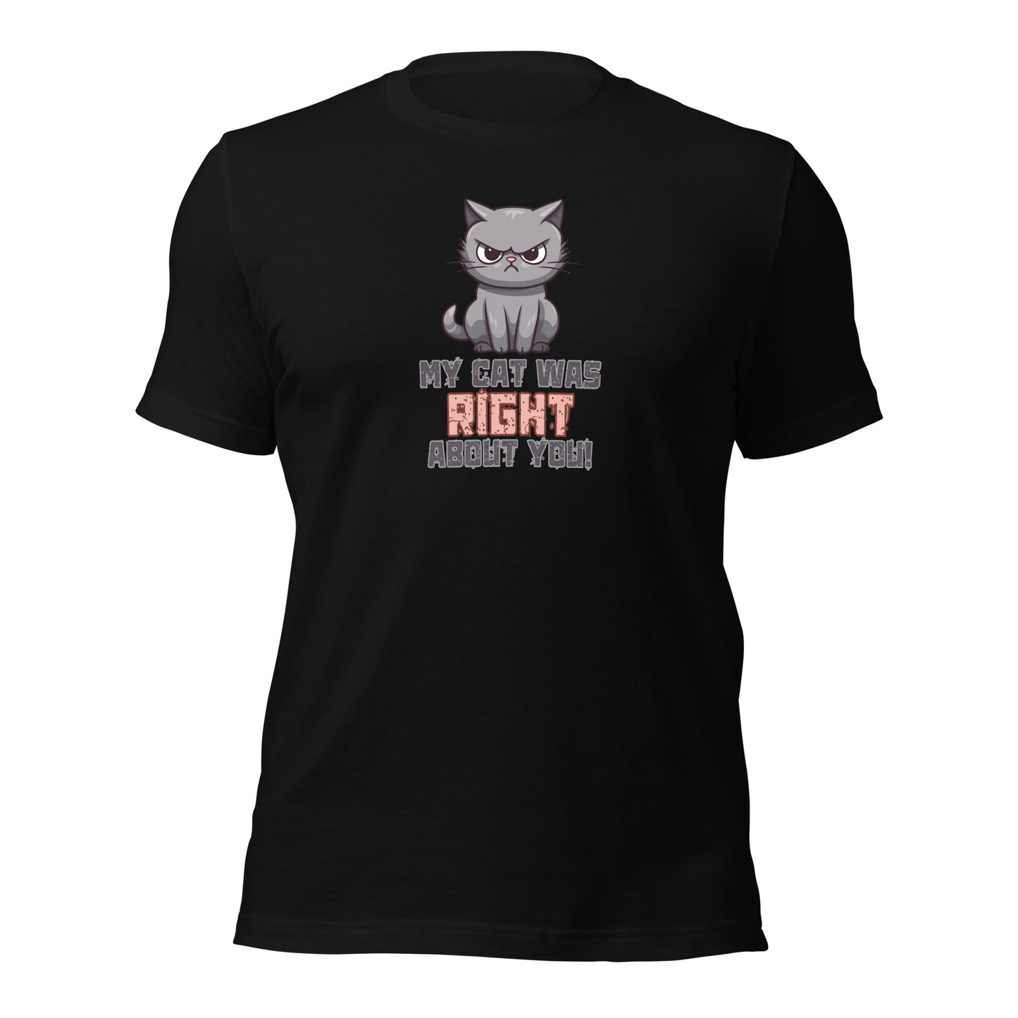 My Cat Was Right About You t-shirt