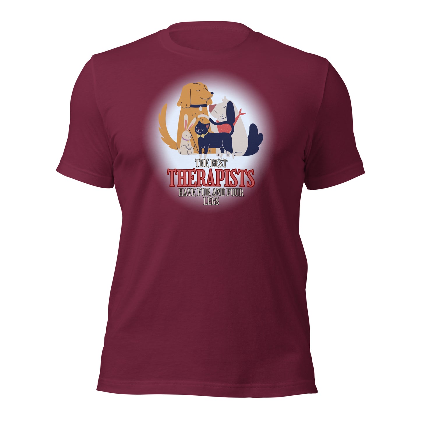 The Best Therapists Have Fur And Four Legs t-shirt