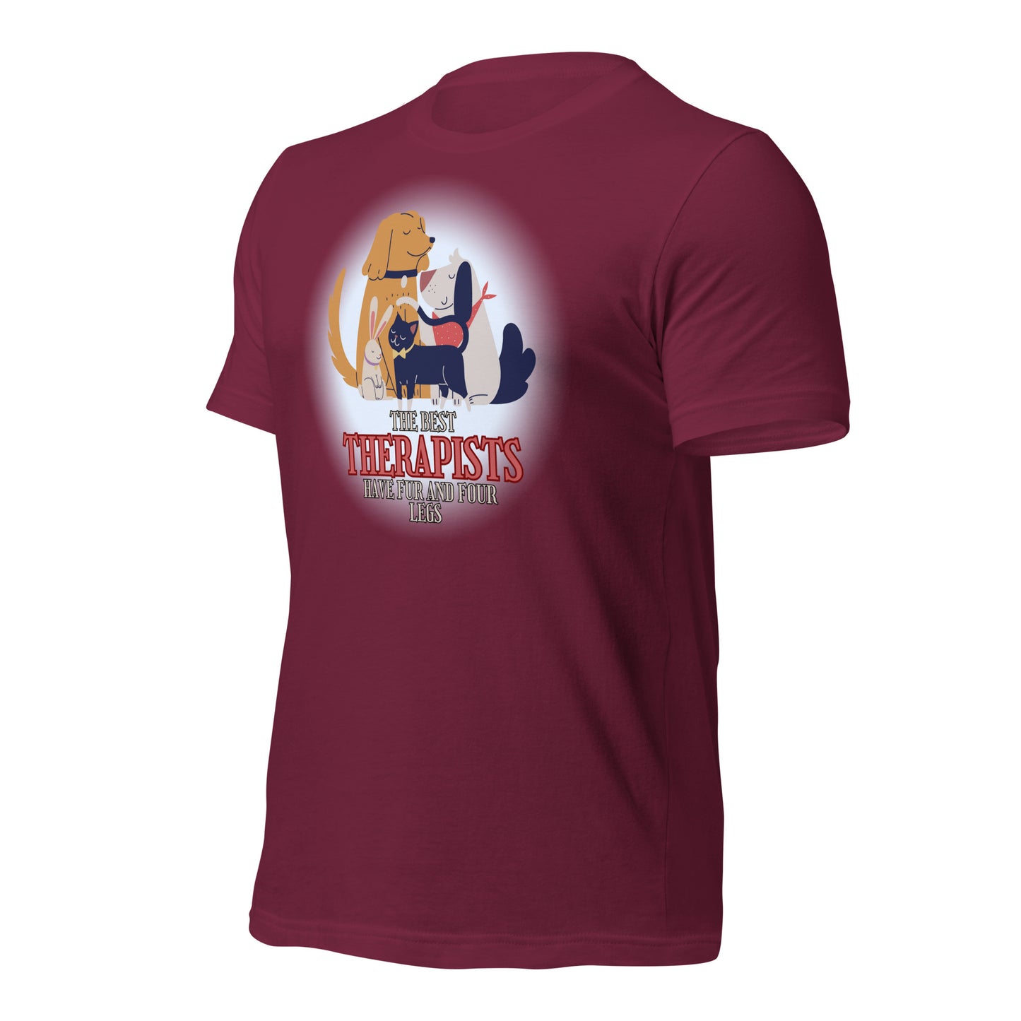 The Best Therapists Have Fur And Four Legs t-shirt