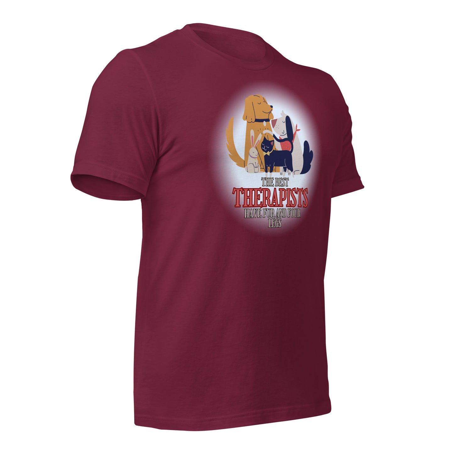 The Best Therapists Have Fur And Four Legs t-shirt