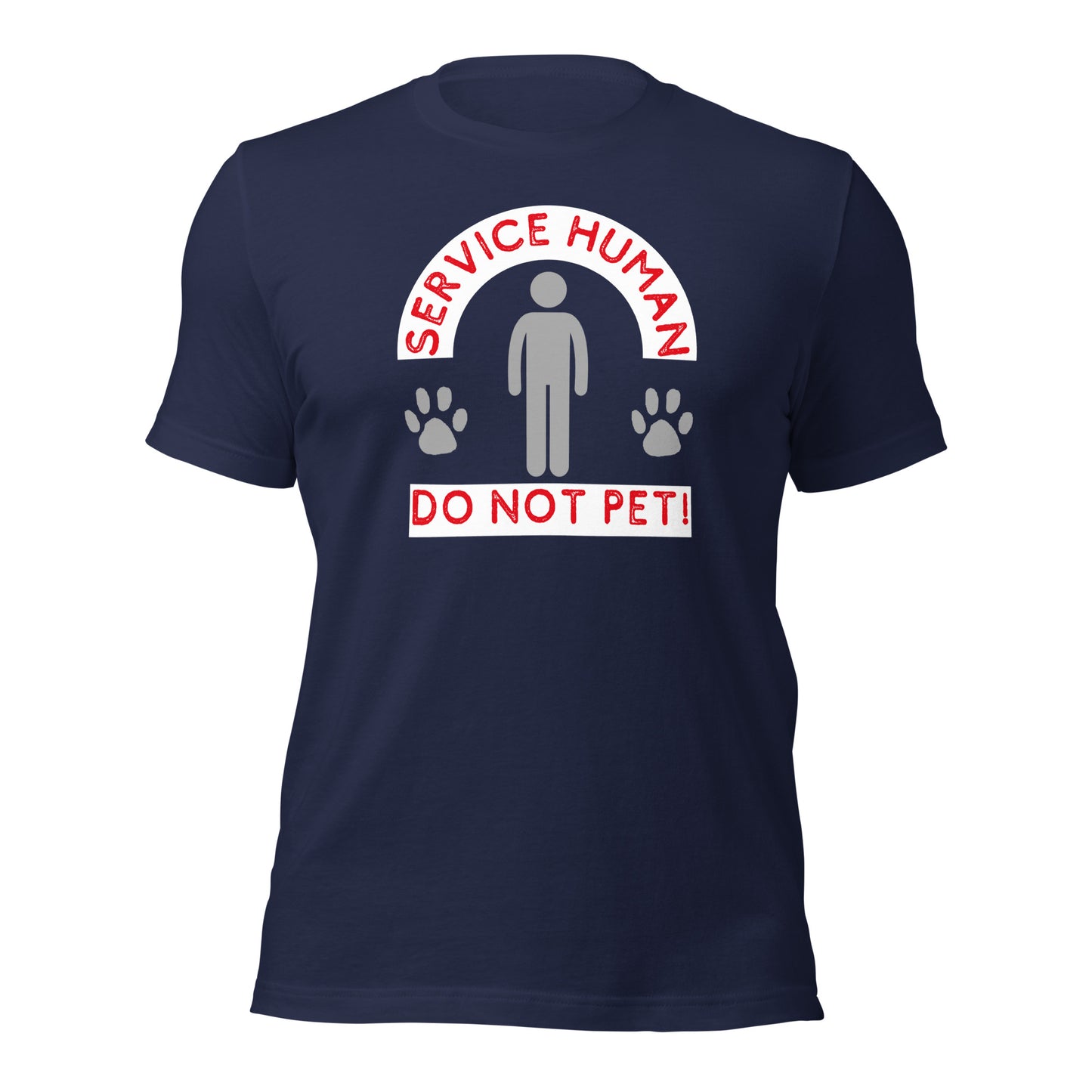 Service Human Do Not Pet t-shirt