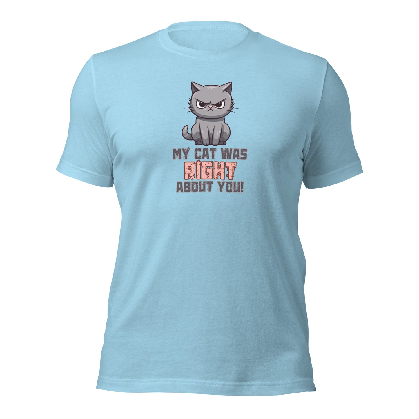 My Cat Was Right About You t-shirt