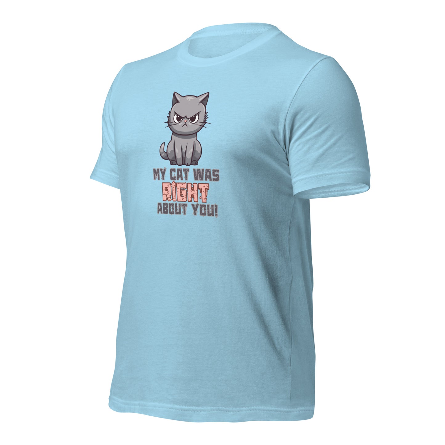 My Cat Was Right About You t-shirt