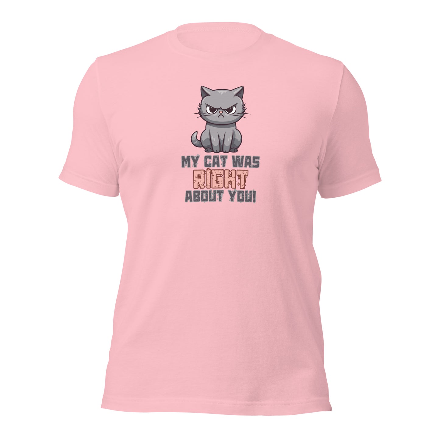 My Cat Was Right About You t-shirt