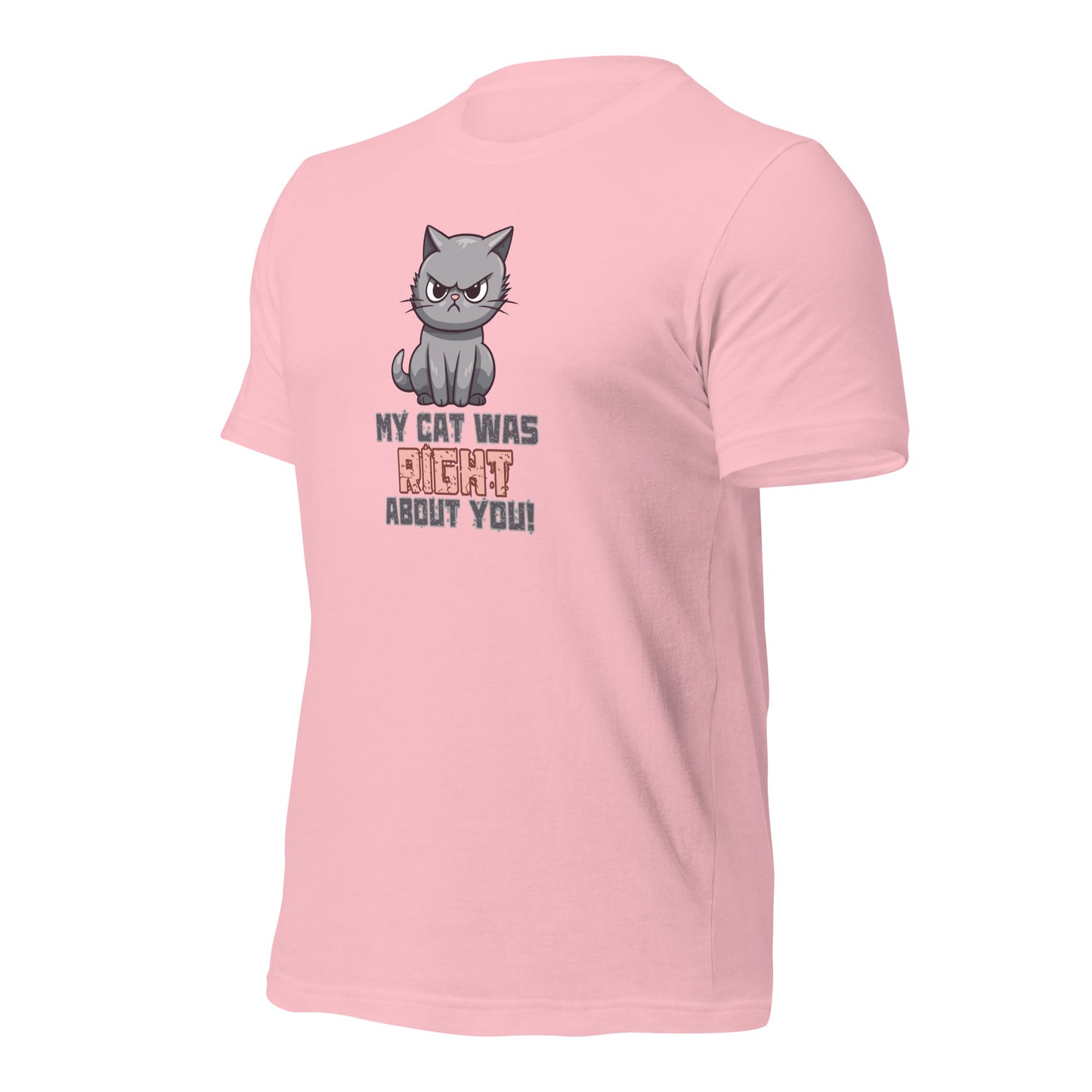 My Cat Was Right About You t-shirt