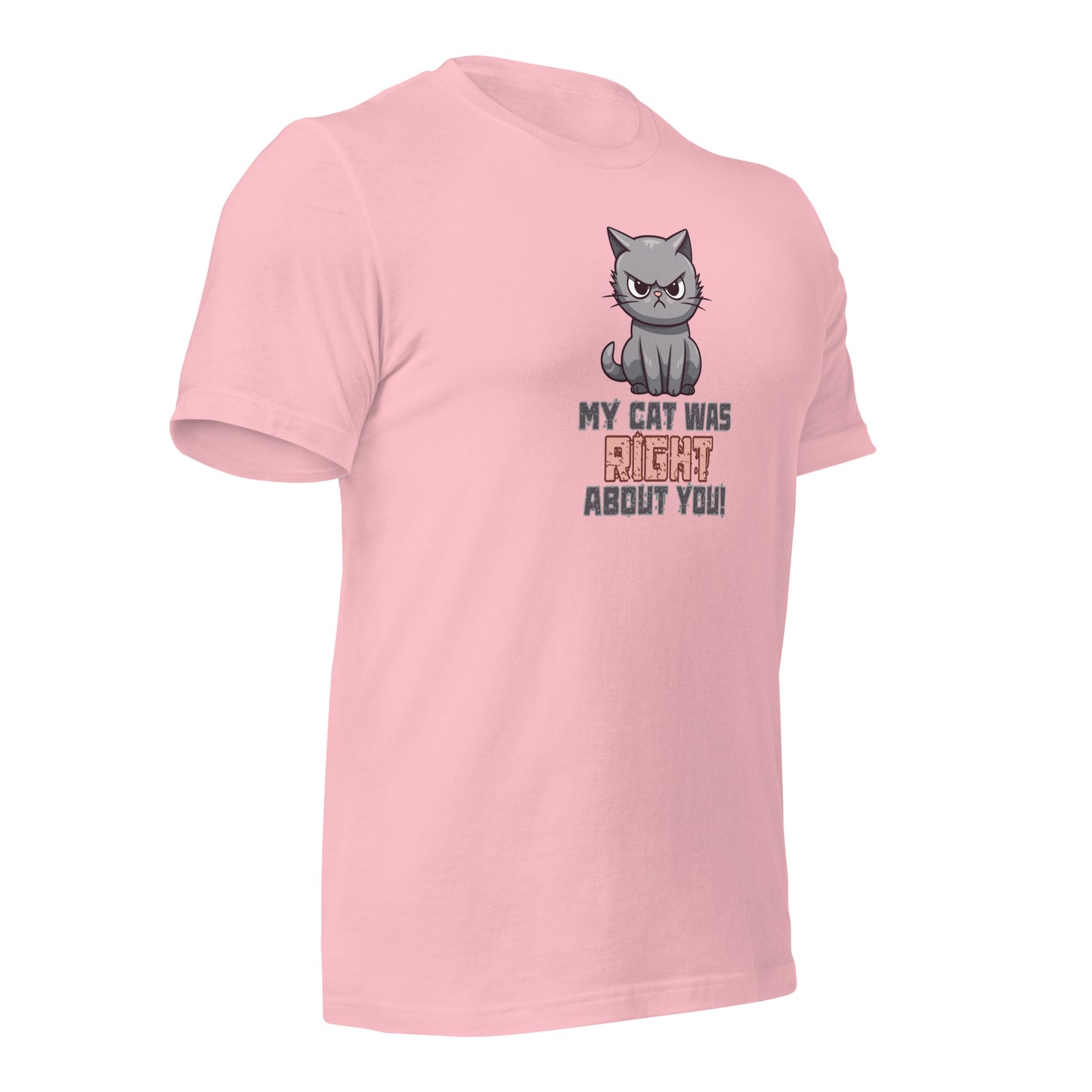 My Cat Was Right About You t-shirt