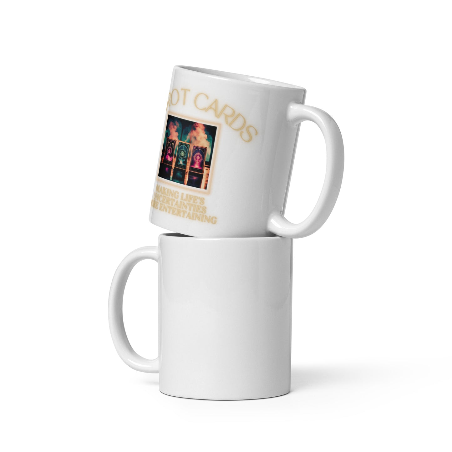 Tarot Cards Making Life’s Uncertainties More Entertaining White glossy mug