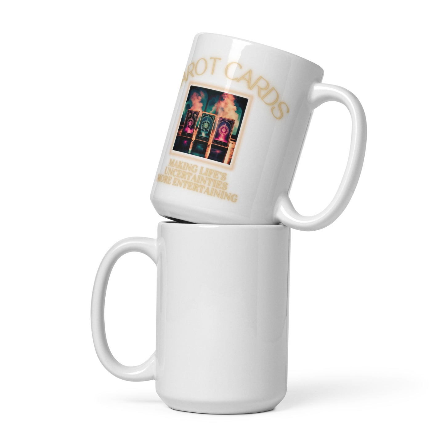 Tarot Cards Making Life’s Uncertainties More Entertaining White glossy mug